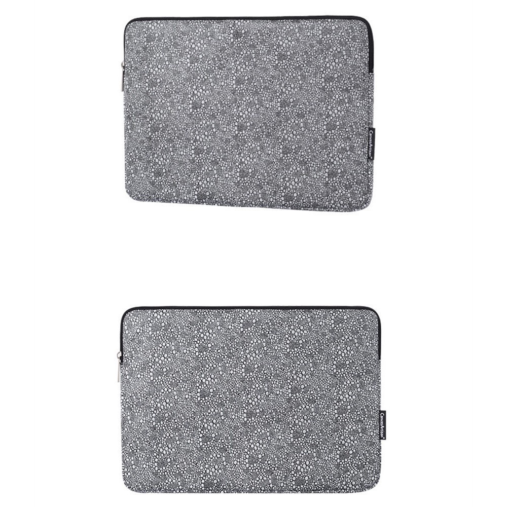CanvasArtisan Túi Đựng Laptop Chống Nước Họa Tiết Da Rắn Xám Cho Macbook Air Pro M1 M2 Thinkpad 11 12 13 14 15 inch