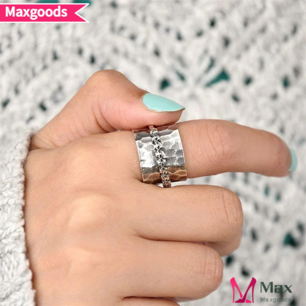 Nhẫn Xoay Hình Đầu Lâu Giảm Căng Thẳng Cho Nam Và Nữ