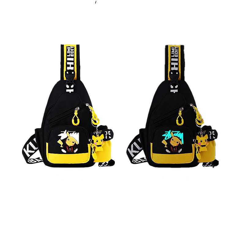Túi Đeo Chéo Ngực / Đeo Trước Ngực In Hình Pokemon Go Phong Cách Thể Thao Cho Nam Và Nữ