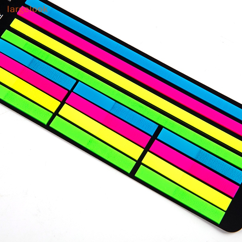 Bộ 320 Miếng Dán Ghi Chú Màu Dạ Quang Trong Suốt Tiện Dụng