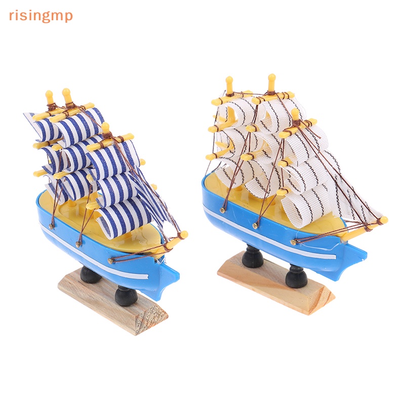 Mô Hình Thuyền Buồm Hình Tam Giác [risingmp] Thu Nhỏ Dùng Trang Trí