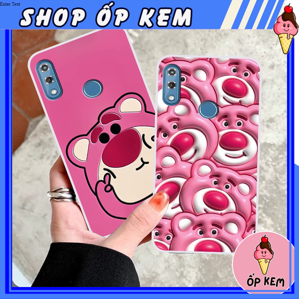 Ốp Lưng Vsmart Joy 3 - Star 3 - Star 4 In Hình Gấu Dâu Lotso Cực Trend