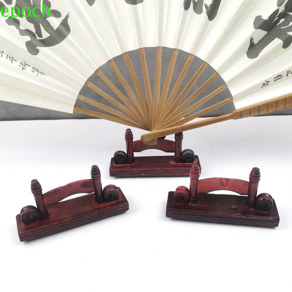 Epoch Giá Đỡ Quạt Gấp Bằng Gỗ Phong Cách Đơn Giản Cổ Điển