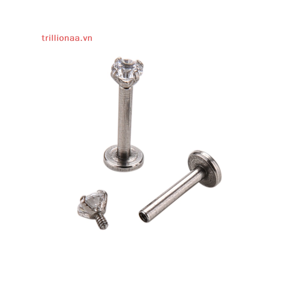 Set 2 Khuyên Môi / Môi Bằng Thép Phẫu Thuật