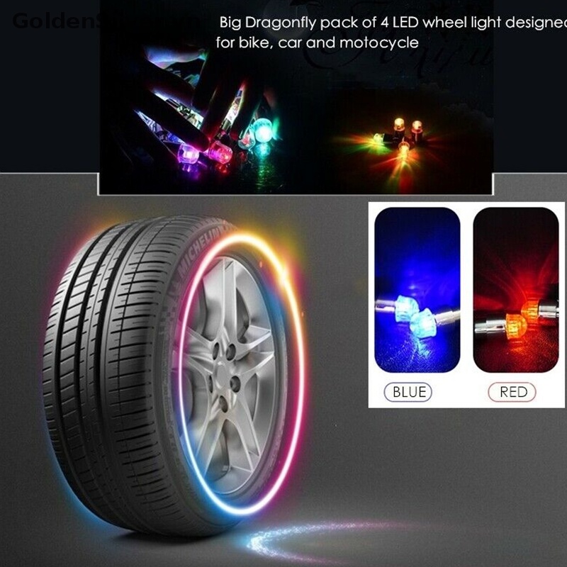 2 Van Xe Đạp / Xe Máy Màu Vàng Bạc Bền Bỉ