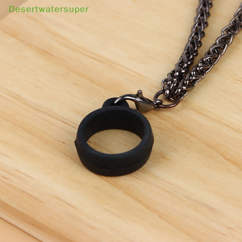 Vòng Đeo Tay Bằng Silicone Và Kim Loại Chống Rơi