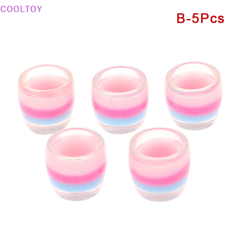 Set 5 Cốc Nước 1: 12 Dùng Để Trang Trí Nhà Búp Bê