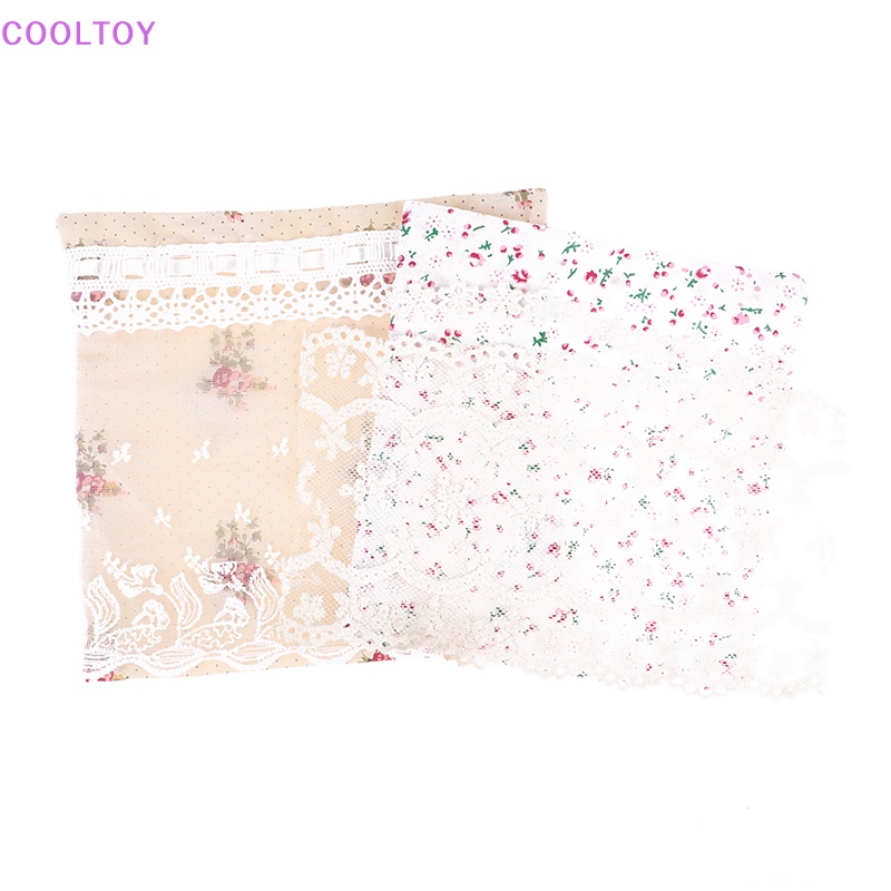 1 Bộ Chăn Ga Gối Đệm Phối Ren 1: 12 Trang Trí Nhà Búp Bê