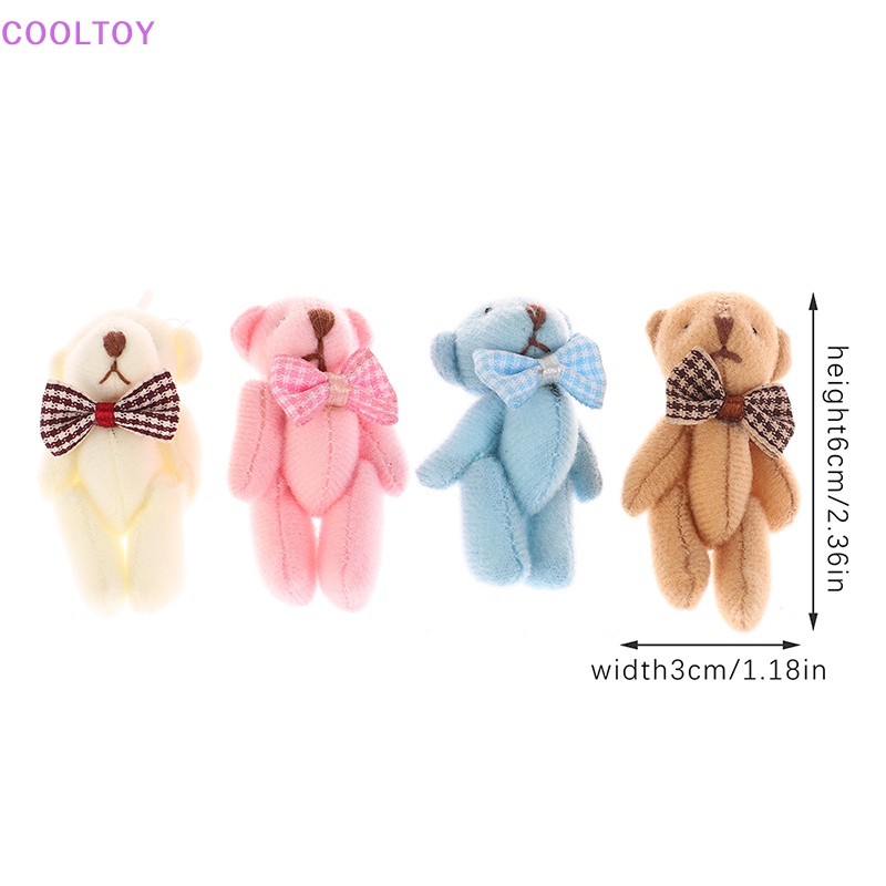 Đồ chơi nhồi bông Hình Gấu Dễ Thương 6CM