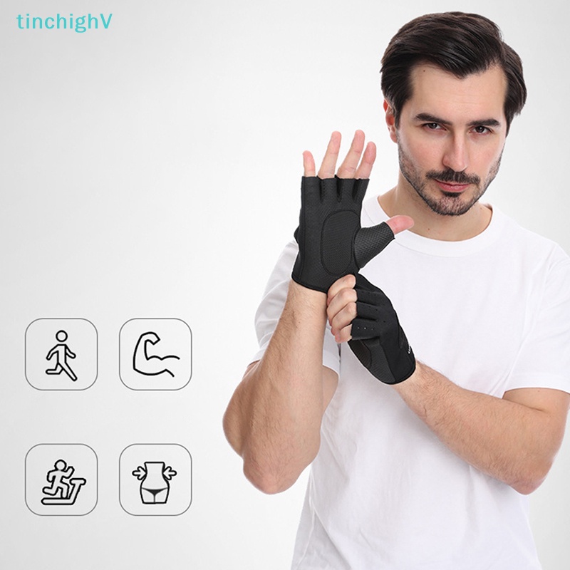 Găng Tay Nửa Ngón Thể Thao Chống Trượt Cho Nam