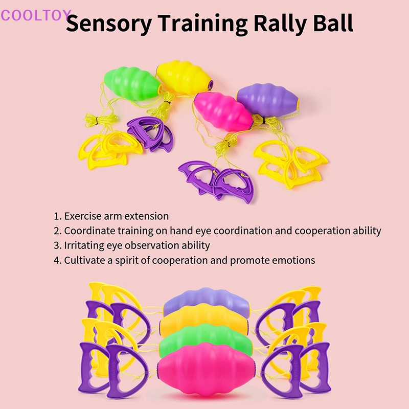 Cooltoy Đồ Chơi Bóng Kéo Đàn Hồi Tập Tương Tác Ngoài Trời Cho Trẻ Em S HOT