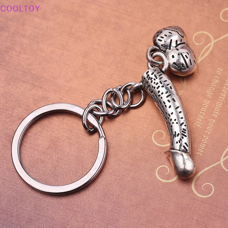 Cooltoy Móc Khóa Xe Hơi / Túi Xách Hình Bộ Xương Màu Bạc Gợi Cảm Thời Trang Cho Nam