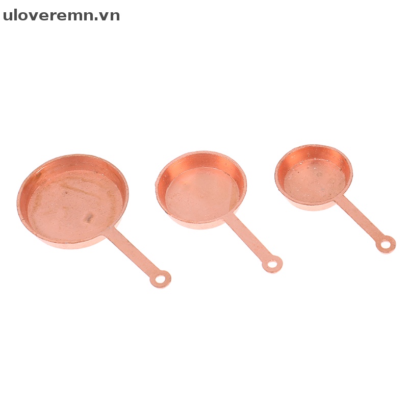 Mô Hình Nồi Chảo Chiên Tỉ Lệ 1: 12 Dùng Để Trang Trí Nhà Búp Bê