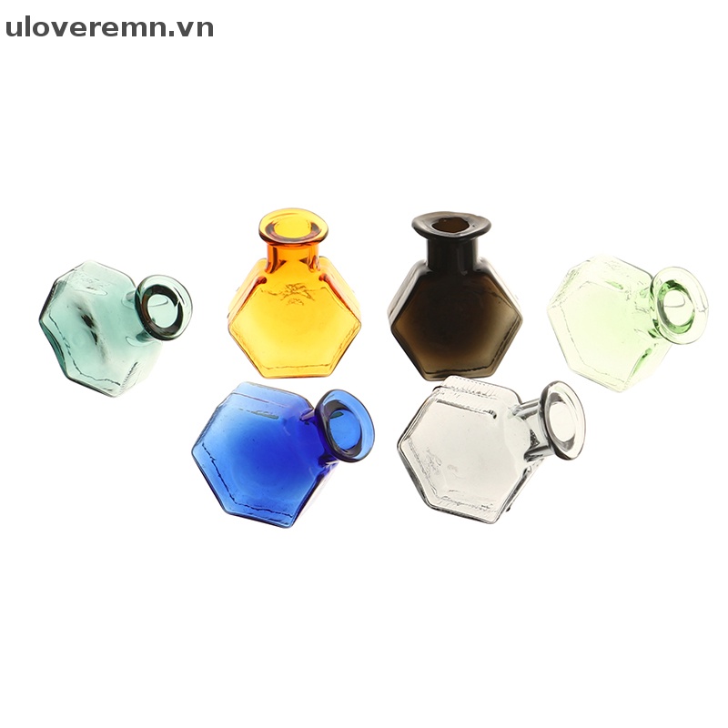 1 Bình Hoa Thủy Tinh Mini Tỉ Lệ 1: 12 Trang Trí Nhà Búp Bê