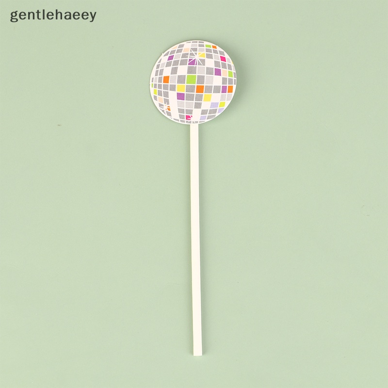 Set 10 Ống Hút Đính Bóng Tròn Nhiều Màu Trang Trí Tiệc