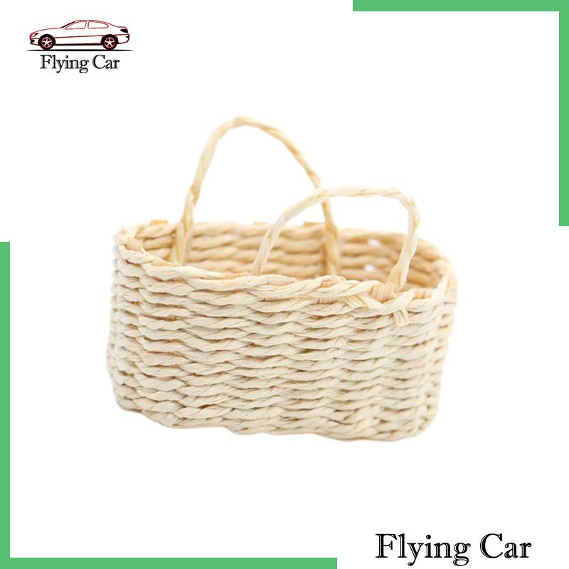 Giỏ Đan Tay Thủ Công Mini Phong Cách Dành Cho Nhà Búp Bê 1 / 12 Lzdjfmy2