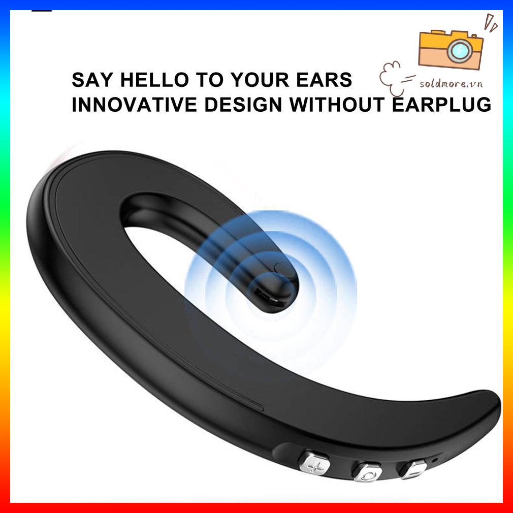 Tai nghe bluetooth dẫn truyền xương ô tô màu đen (có bao bì carton) (pin lithium tích hợp)