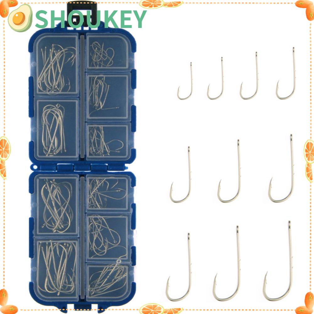 Hộp 100 Móc Câu Cá 10 Ngăn Tiện Lợi Ốp