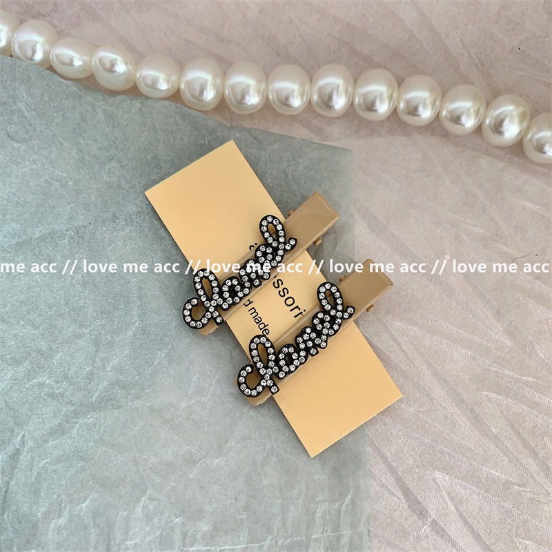 Set 2 Kẹp Tóc Mỏ Vịt Bằng Hợp Kim Cho Nữ