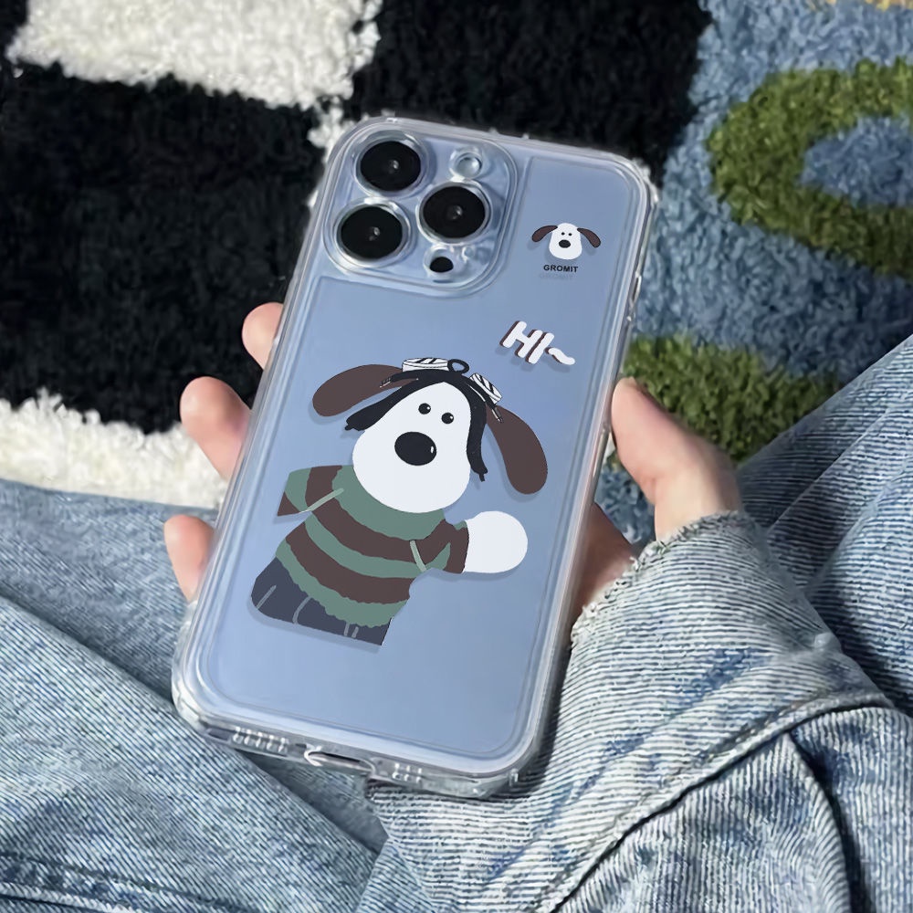 ✅Ốp Điện Thoại Vqx Mềm Chống Sốc 6In14Pro Đơn Giản Cho Apple Dog 13HI Master 78 iPhone12plus11 max