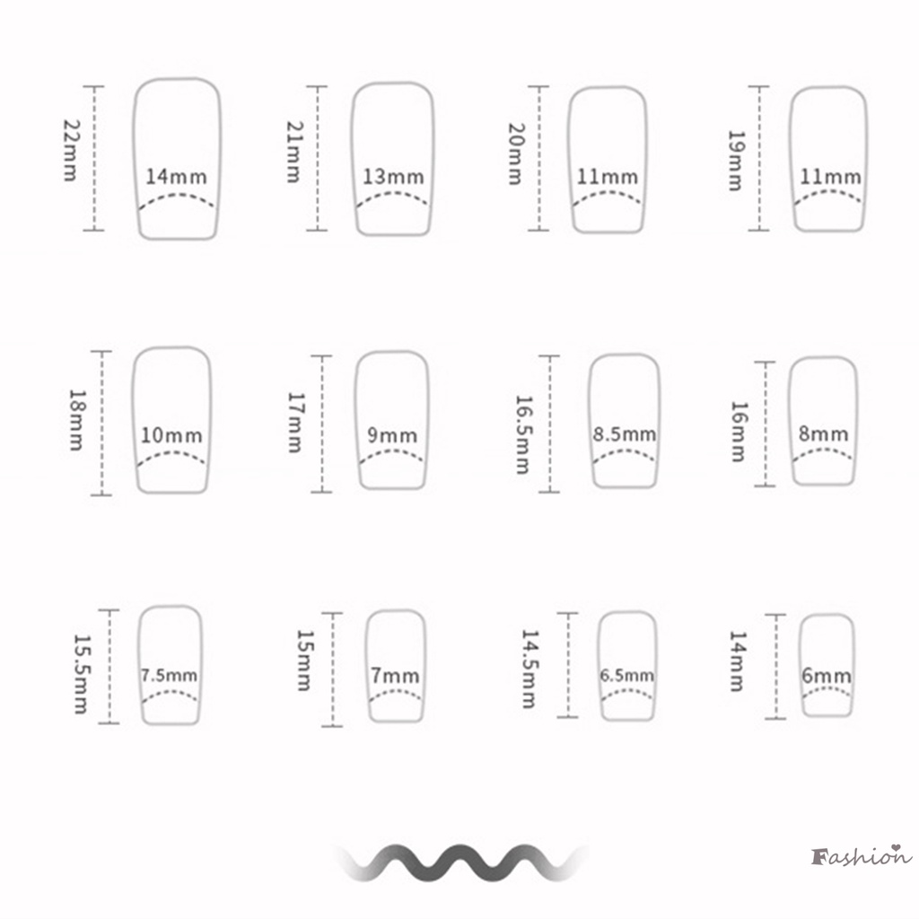 Móng Tay Giả Chống Trầy Xước Chống Thấm Nước Họa Tiết Trái Tim Màu Xanh Dương