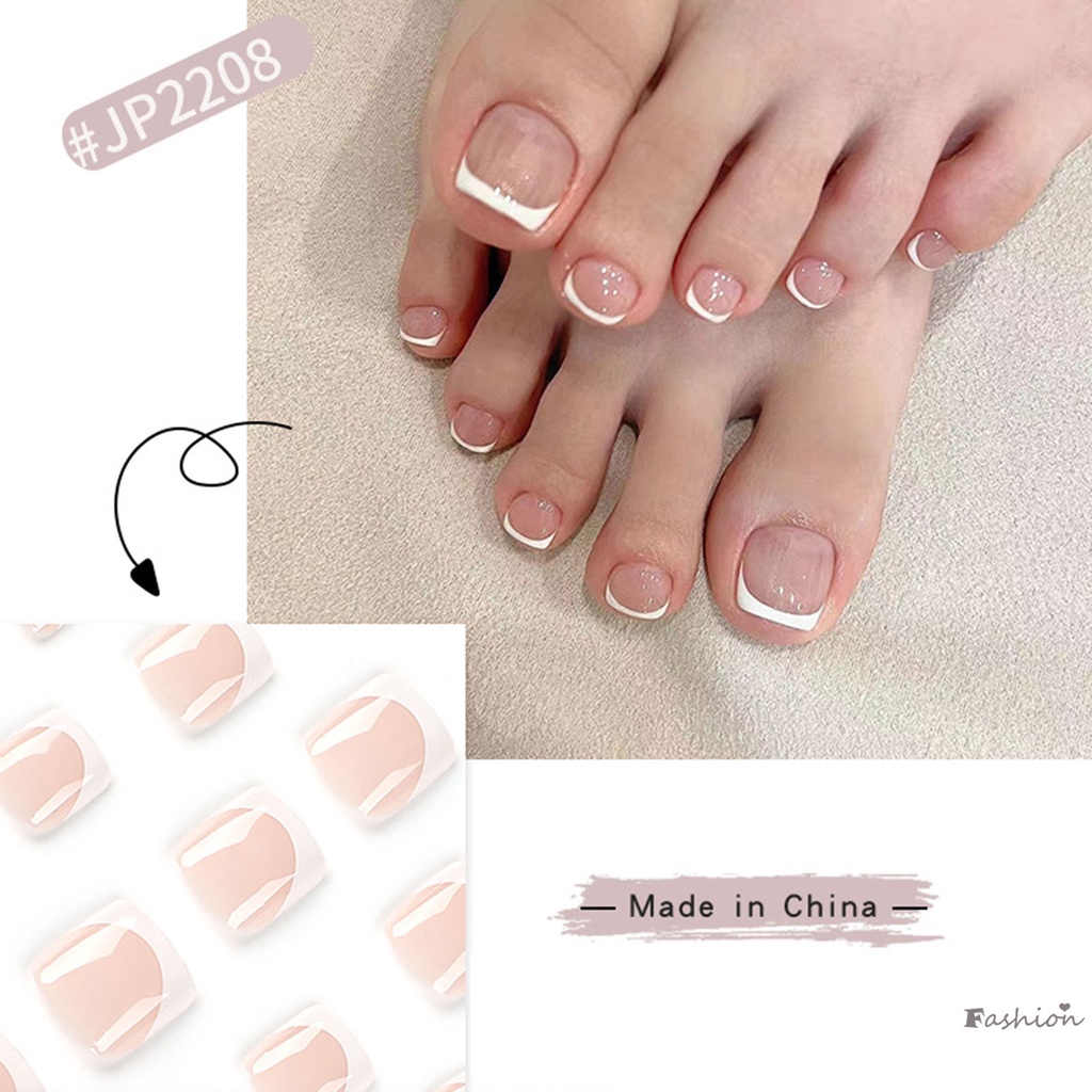 Móng Chân Giả Dạng Nhấn Không Gây Kích Ứng Cao Cấp