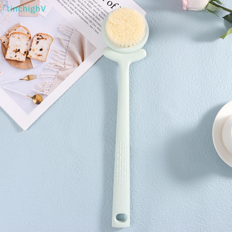 Bàn Chải Chà Lưng Tẩy Tế Bào Chết Mát Xa Cơ Thể Tay Cầm Dài Mềm Mại