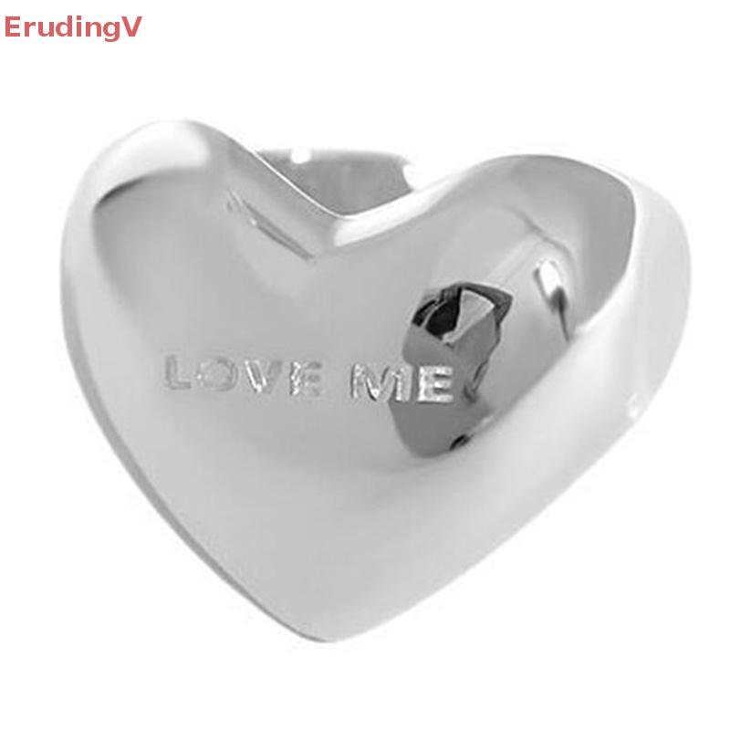 [ErudingV] Nhẫn Hình Trái Tim Màu Bạc Thời Trang Dự Tiệc Cho Nữ