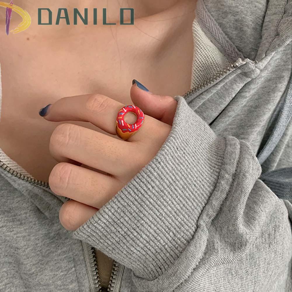 Vòng cổ Mặt Bánh Donut Dễ Thương