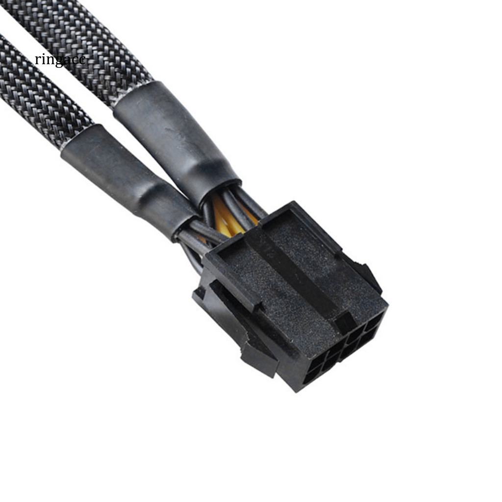 Rga Cáp Chuyển Đổi Nguồn Điện Ổn Định 22 / 32cm 8Pin Sang Dual 8Pin (6 + 2) Cho Máy Tính Ốp