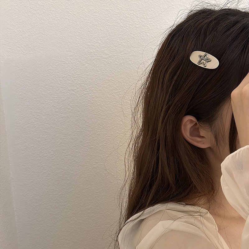 Kẹp TóC HìNh Ngôi Sao ĐíNh Kim Cương Giả ThờI Trang Cho Nữ