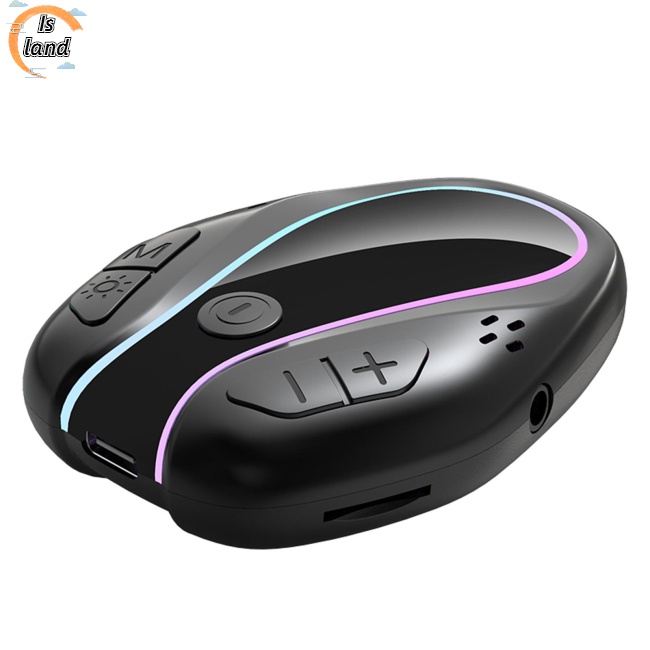 Máy Nghe Nhạc Mp3 Gr07 Bluetooth Có Đèn Nền Nhiều Màu Sắc Dành Cho Xe Hơi