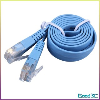 Rj45 Cat6 8P8C Flat Ethernet Patch, Network Lan Cable 1M Portable Bền Home Parvicostellae