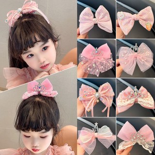Kẹp tóc hình vương miện đính đá xinh xắn cho bé gái