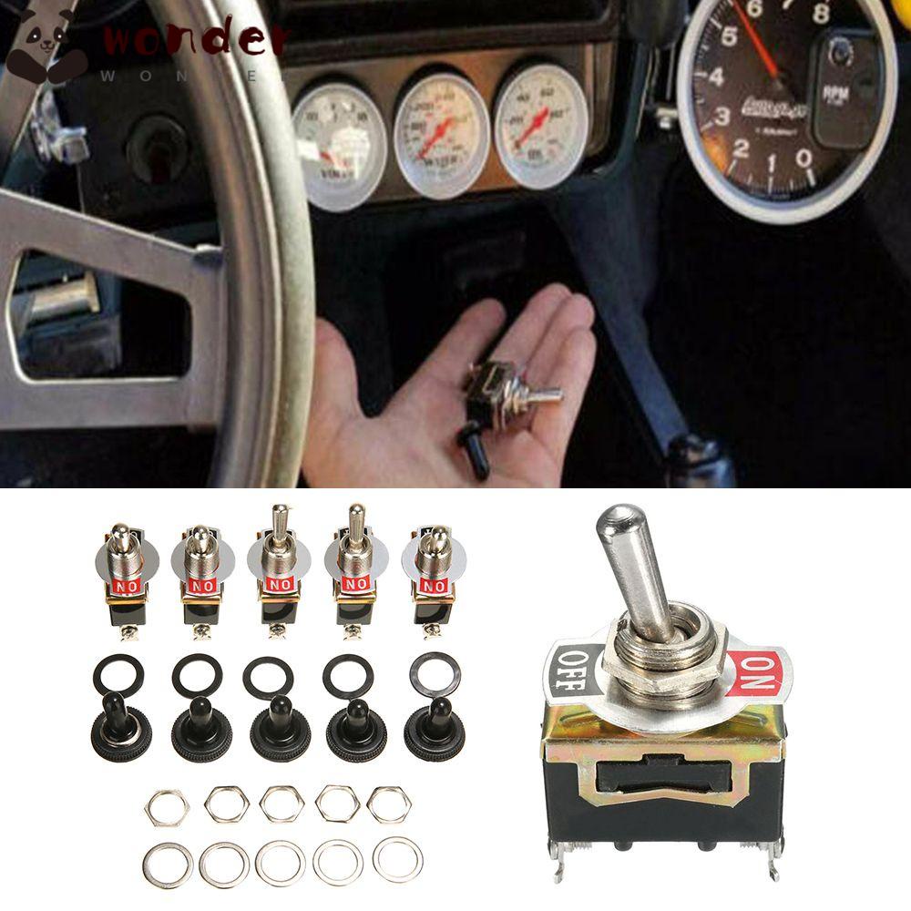 Set 5 Công Tắc Điều Khiển Cho Xe Hơi / Tàu Thuyền DIY 15A 250V