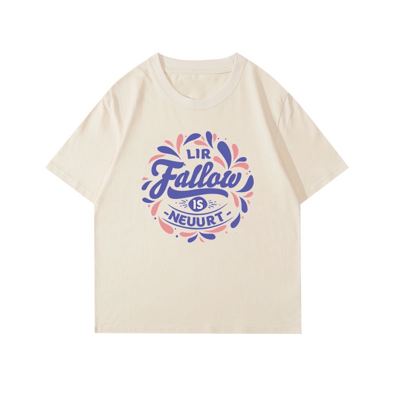 NRVP Áo Thun 100% Cotton Tay Ngắn Phong Cách Hàn Quốc Mới