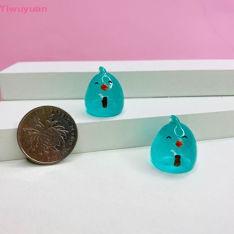 Bộ 5 Đồ Chơi Gà Con Phát Sáng Trang Trí Xe Hơi Mới