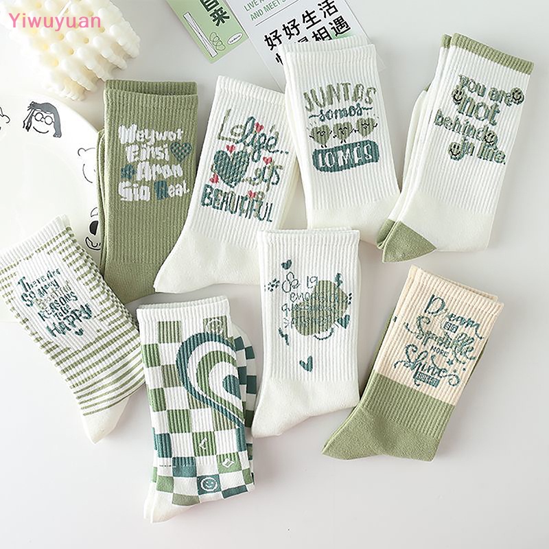 1 Đôi Vớ Thể Thao Bằng Polyester In Họa Tiết Hoạt Hình Dễ Thương Phong Cách Harajuku Cho Nam Và Nữ