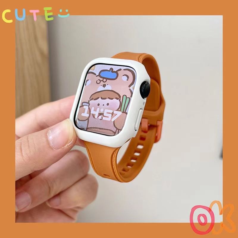 Dây Đeo Silicone Cho Đồng Hồ Thông Minh 44mm 40mm 45mm 41mm Ultra 49mm 42mm 38mm 45mm 7 8 se 3 4 5 6