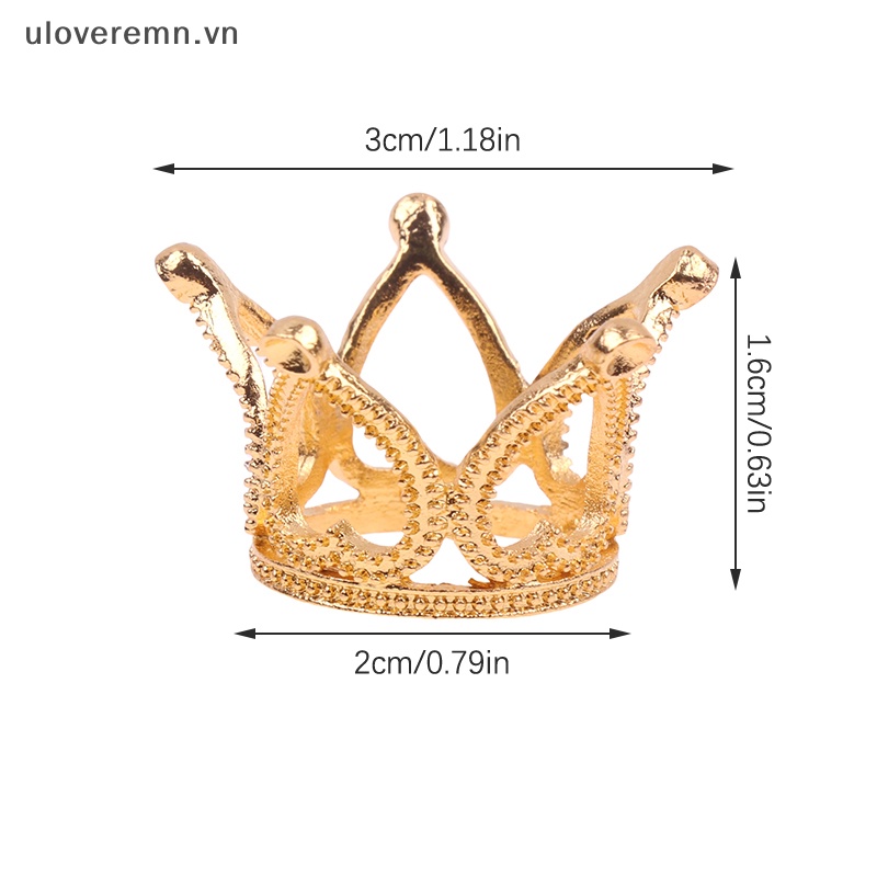 Vương Miện Kim Loại Cho Búp Bê 1 / 6