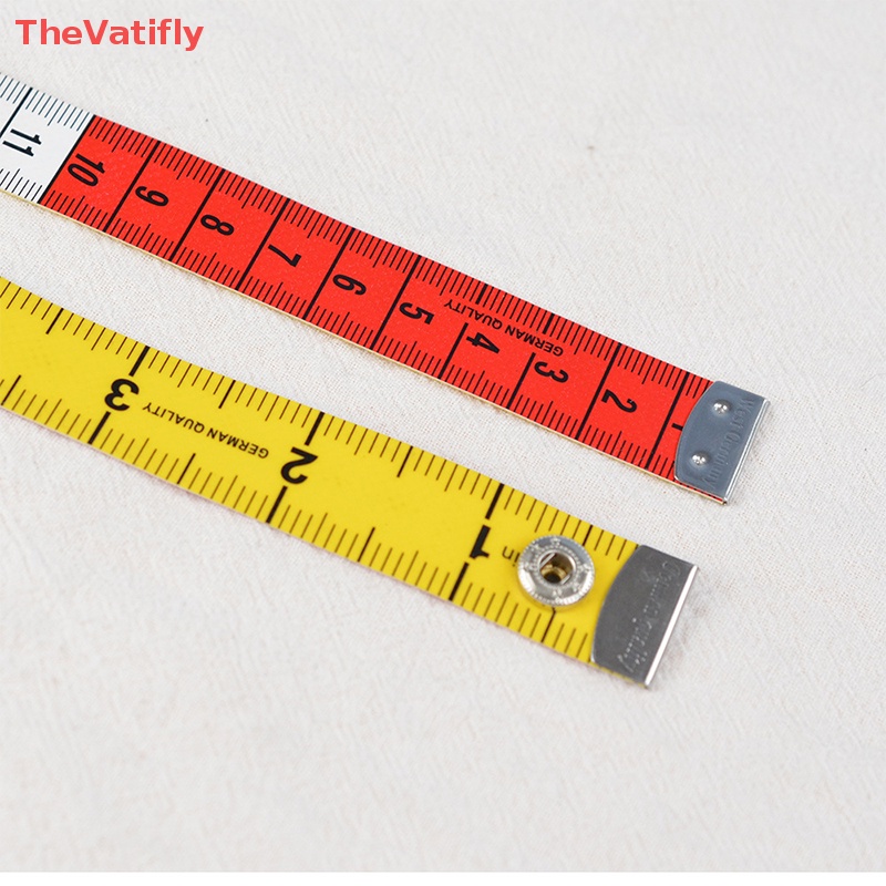 [Thevalifly] Cuộn Thước Dây Mềm Chất Lượng Cao Dài 1.5m Có Thước Dây Khóa Cho Thợ May