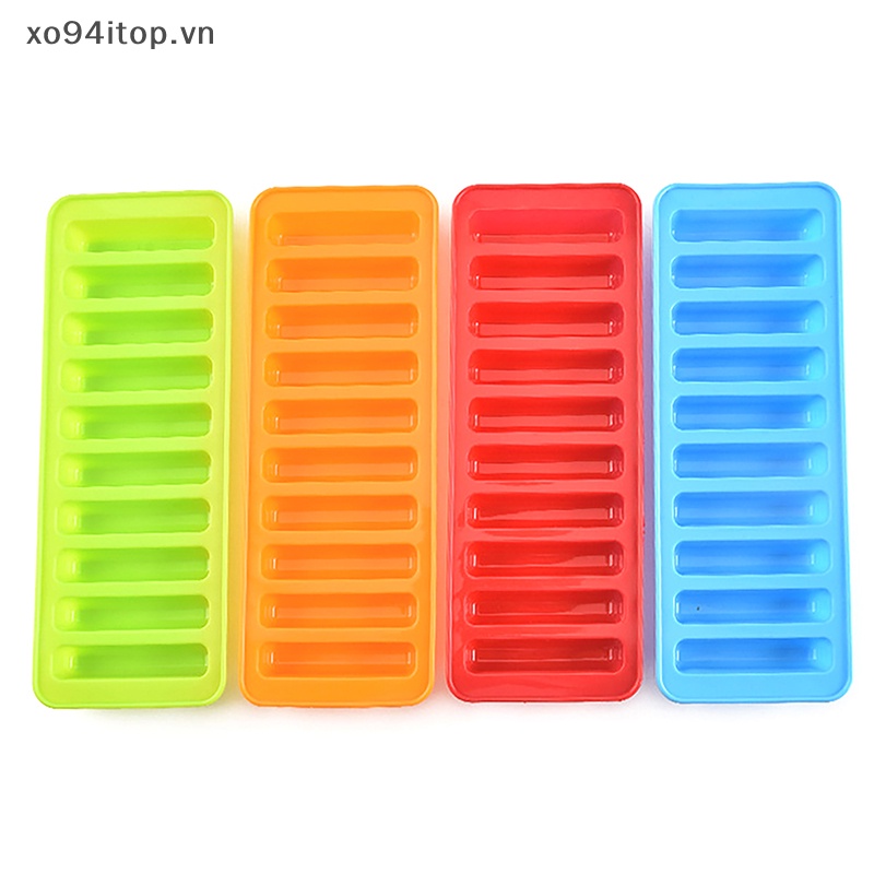 Xoitop Khuôn Silicon Làm Đá 10 Ngăn Phù Hợp Cho Mùa Hè VN