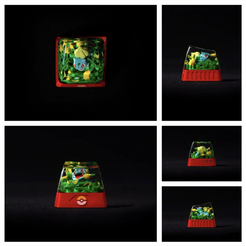 Bàn Phím Cơ Chơi Game Artisan Pokemon Bằng Nhựa Resin Tùy Chỉnh Cá Tính