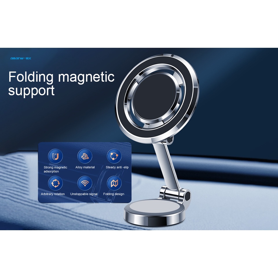 Giá Đỡ ĐiệN ThoạI Xoay 360 Độ° Khung Gắn Bảng Điều Khiển Xe Hơi Thiết Kế Gấp Thông Dụng An Toàn