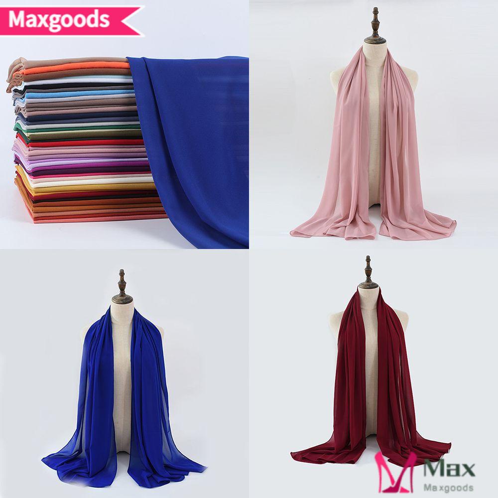 Khăn Quàng Cổ Dệt Kim Màu Trơn 180x75cm Dành Cho Nữ