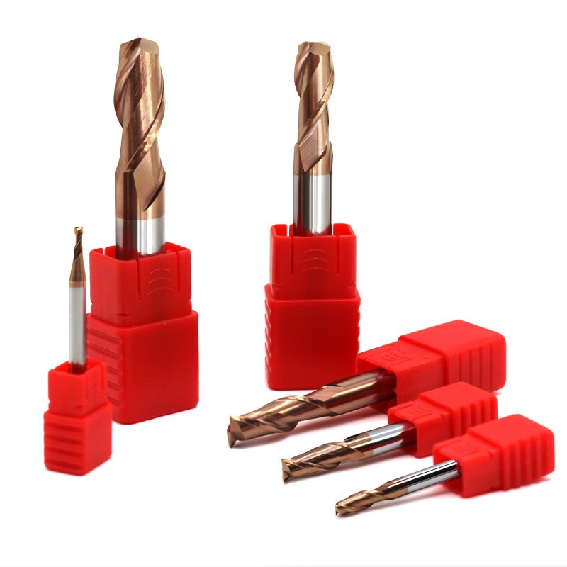 Mũi Khoan Xoắn 2 Rãnh Bằng Thép Vonfram HRC55 Dành Cho Thép Không Gỉ Hợp Kim CNC