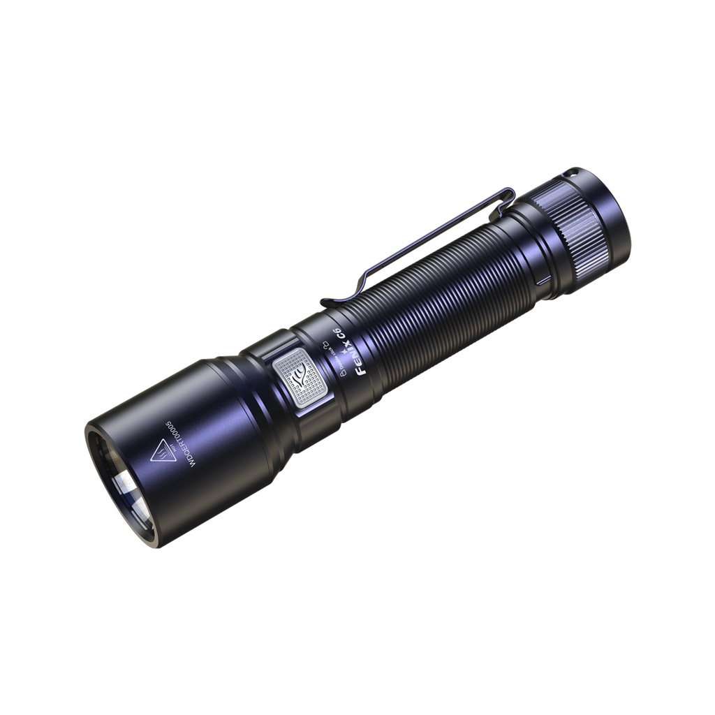 Đèn pin FENIX C6 v3.0 sáng 1500 lumen chiếu xa 300m sạc USB-C pin 18650 2600 mAh đuôi nam châm HOT