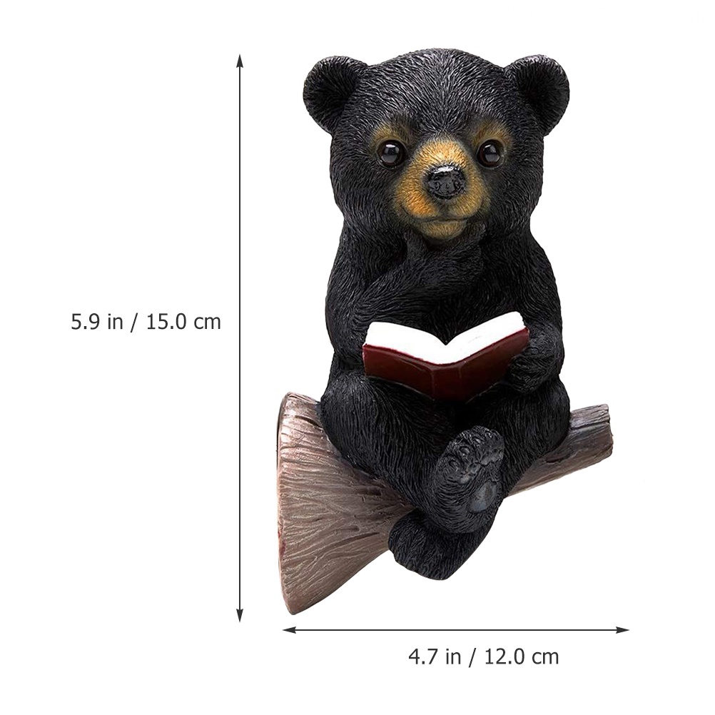 Mô Hình Gấu Phát Sáng Trong Bóng Tối Trang Trí Sân Vườn