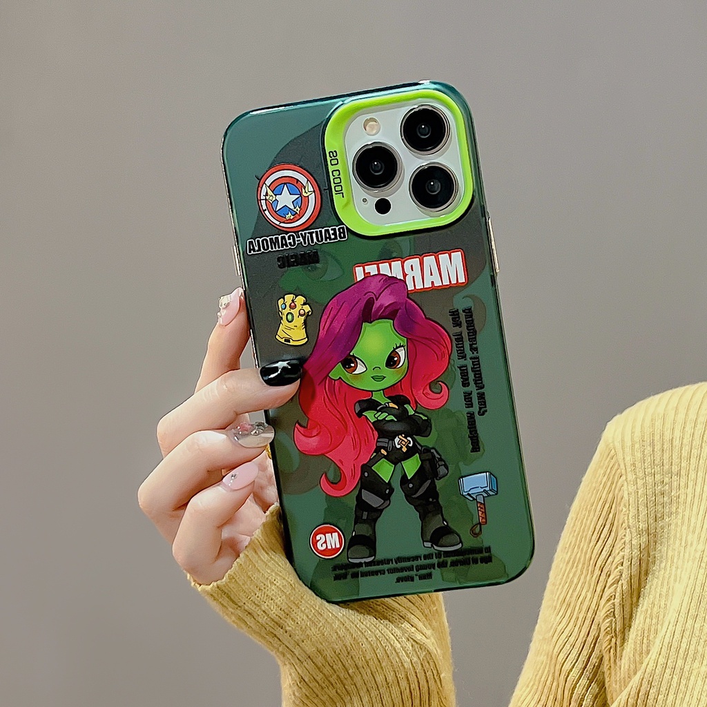 Ốp Điện Thoại Tpu Mềm Nhám Trong Suốt Chống Sốc Họa Tiết Hoạt Hình Bảo Vệ Toàn Diện Cho iPhone 11 13 12 14 Pro Max