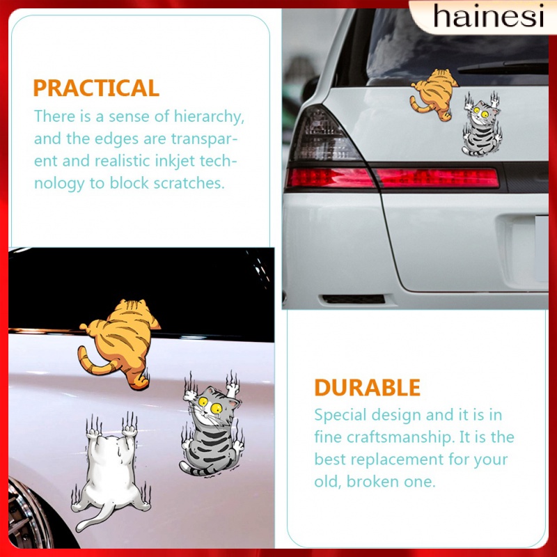 Set 3 Miếng Dán Trang Trí Xe Hơi Chống Trầy Xước Dành Cho Nữ